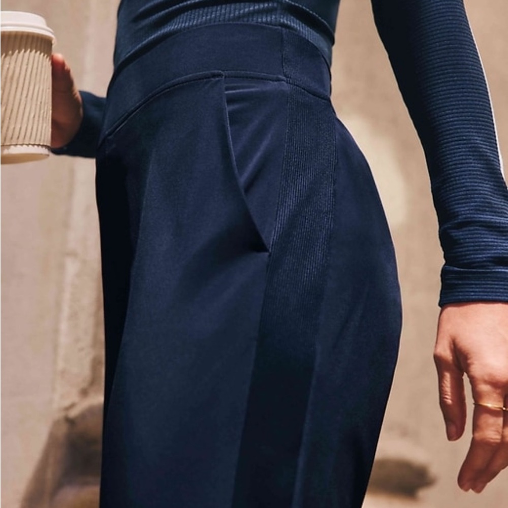 NWT Athleta Brooklyn Mid Rise Ankle Pant Navy Size 00P